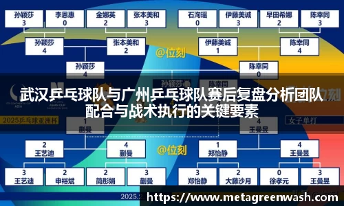 武汉乒乓球队与广州乒乓球队赛后复盘分析团队配合与战术执行的关键要素